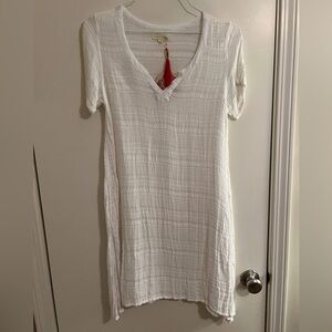 New with tags - Rubyyaya white cotton gauze dress, size XS